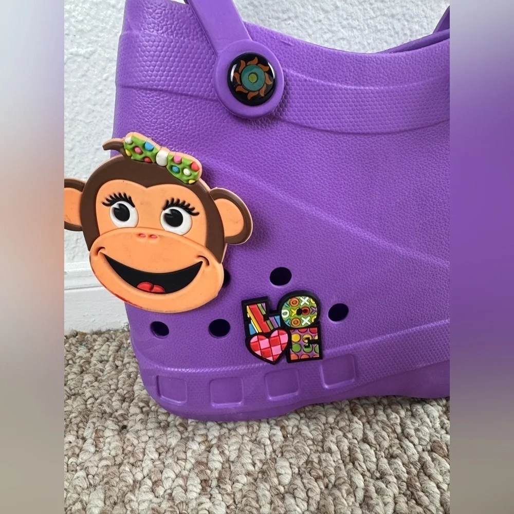 Sol Tote Croc purple baby